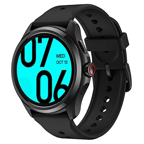 Image of Ticwatch Pro 5 Android Smartwatch for Men Snapdragon W5+ Gen 1 Wear OS Smart Watch 80 Hrs Long Battery Life Health Fitness Tracking GPS 5ATM Water Resistance Compass NFC Android Only Compatible