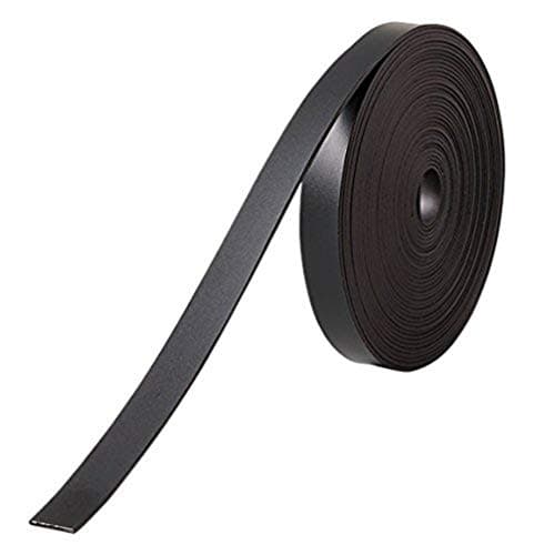Image of Nobo Magnetic Self Adhesive Tape, 10 mm x 10 m, Black, 1901053,