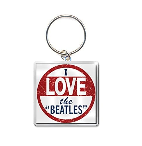 Image of The Beatles Keychain I Love Official