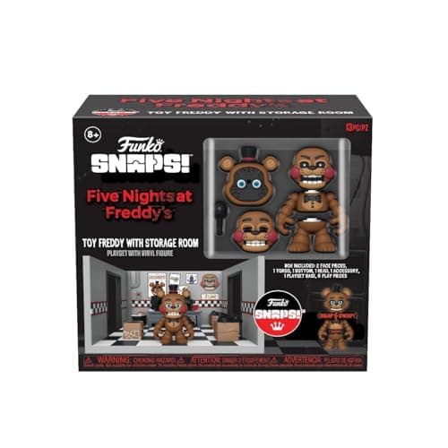 Image of Funko Five Nights At Freddy's (FNAF) Snap: Playset - Security Room - Collectable Vinyl Figure - Gift Idea - Official Merchandise - Toys for Boys, Girls, Kids & Adults