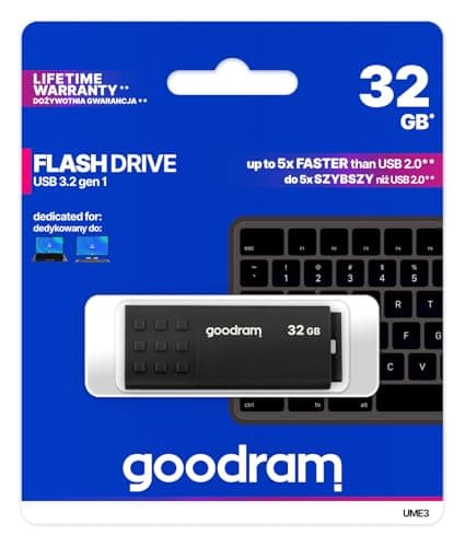 Image of GOODRAM UME3 USB 3.0 32GB Black