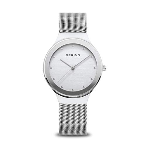 Image of BERING Women Analog Quartz Classic Collection Watch with stainless steel Strap and Sapphire Crystal 12934-000