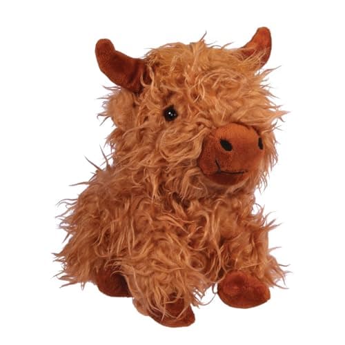 Image of Bartleby Highland Cow Door Stop Novelty Furry Animal Weighted Soft Plush