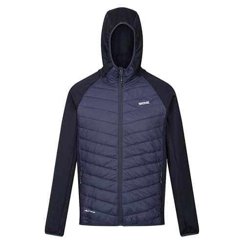 Image of Regatta Mens Andreson VIII Hybrid Padded Hooded Soft Shell Jacket