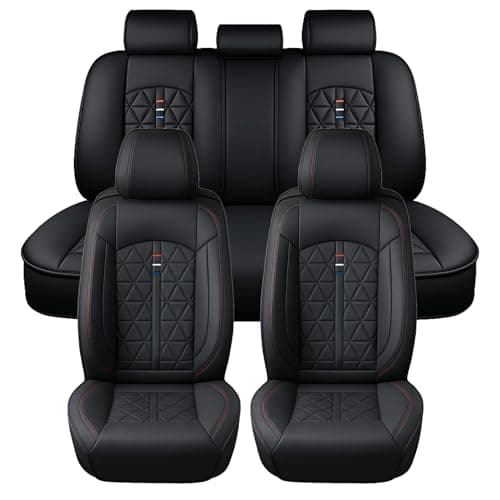 Image of Chifeng 5-PCS Full Set Car Seat Covers For VW Amarok Bora golf golf plus golf SV Jetta Passat Polo Tiguan－Breathable/Wear-resistant/Non-slip (Full set)