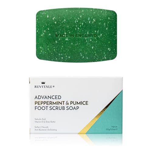 Image of Revitale Advanced Peppermint & Pumice Foot Scrub Soap – Exfoliating & Revitalising Bar for Feet