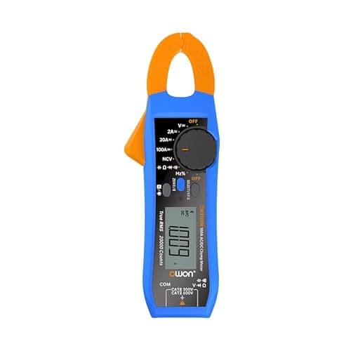 Image of Owon CM2100 Digital AC/DC Clamp Meter Mini Smart Portable Ammeter Voltage Voltmeter 20000 Counts True RMS Clamp Tester