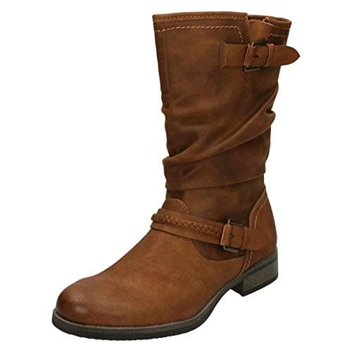 Image of Rieker 98860, Women’s High Boots, Brown (Nuss/Nuss 22), 6 UK (39 EU)