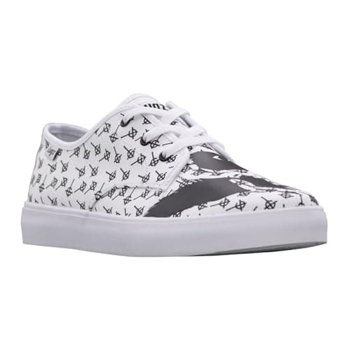 Image of Lugz Men's Joints Ghost Sneaker, White/Black/Ghost Papa, 5.5 UK