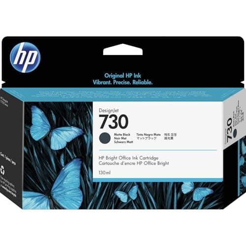 Image of HP Original Standard Yield Ink Cartridge Compatible with Designjet T1700 Printer Series, 130 ml, Matte Black