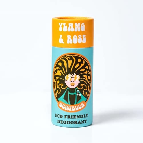 Image of Eco Friendly Vegan Natural Organic Ylang & Rose Deodorant Stick in 100% Recyclable Tube