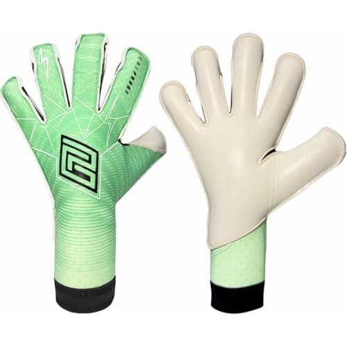 Image of Keeper ID Goalproof SOUND WAVE Junior Goalkeeper Gloves | Super Sticky Contact Latex Grip | Surround Cut | Youth GK Gloves | Perfect Match with adidas Tiro 25 Kids GK Kit | Rush Mint