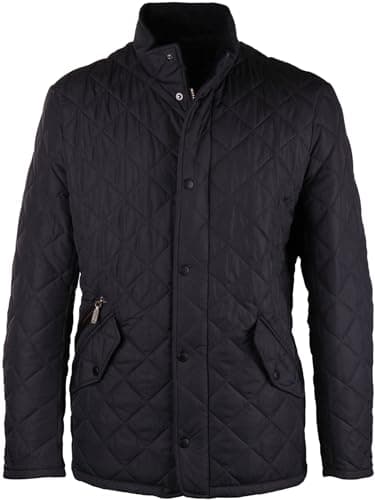 Image of Barbour Chelsea Sport Quilted Jacket Navy – Men's – Clothing, darkblue, XXXL
