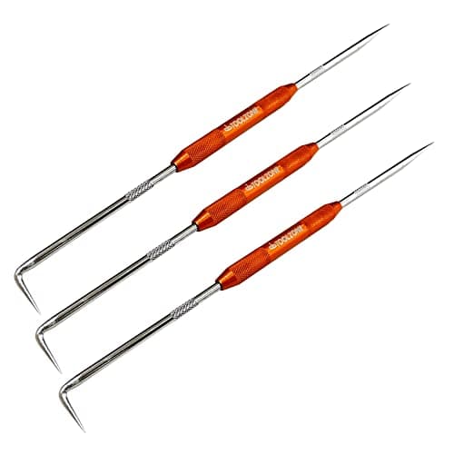 Image of TZ (PACK OF 3) 225MM Engineers Scriber Double Ended Marking Scribe Angled & Straight