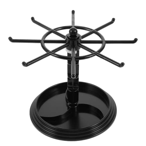 Image of Garneck Rotating Jewelry Display Stand Earring Holder Keyring Display Necklace Organizer Space-saving Decor