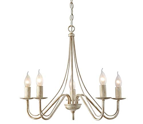 Image of Helam Malbo Multi Arm Pendant Ceiling Light White, Gold 60cm