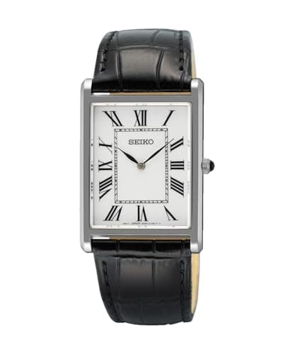 Image of Seiko SWR103P1 Women's Analogue Watch with Leather Strap
