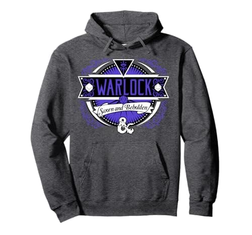 Image of Dungeons & Dragons Warlock Sworn And Beholden Logo Pullover Hoodie