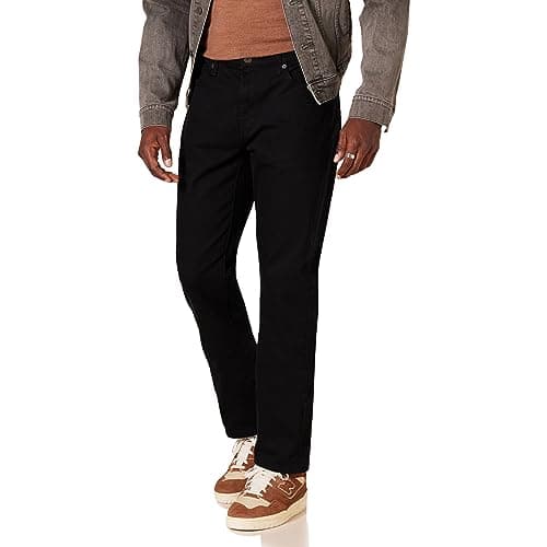 Image of Amazon Essentials Men's Slim-Fit Jeans - Discontinued Colours, Black, 33W / 30L