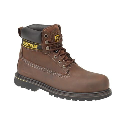 Image of Cat Holton Sb, Men SRC Work Boots, Brown (Dark Brown), 10 UK (44 EU)