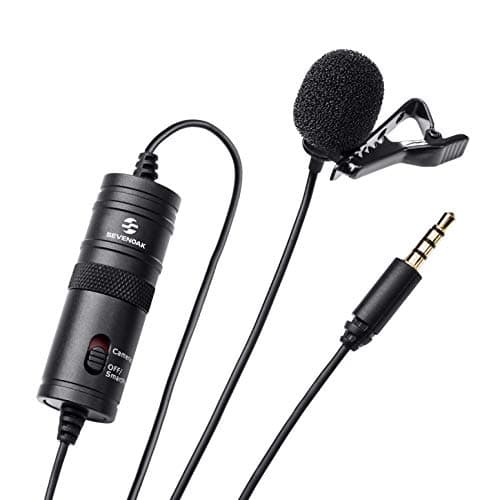 Image of BOYA BY-M1 Clip-On Microphone for DSLR Camera/Smartphone/Camcorder/Audio Recorders - Black