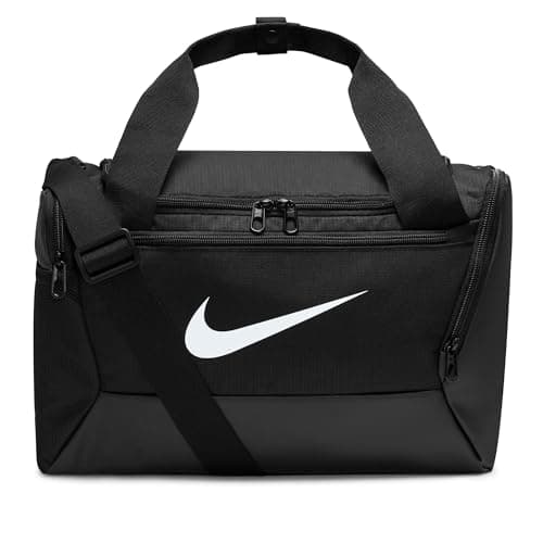 Image of Nike DM3977-010 Nike Brasilia 9.5 Sports Backpack Unisex Adult Black/Black/White Size 1SIZE