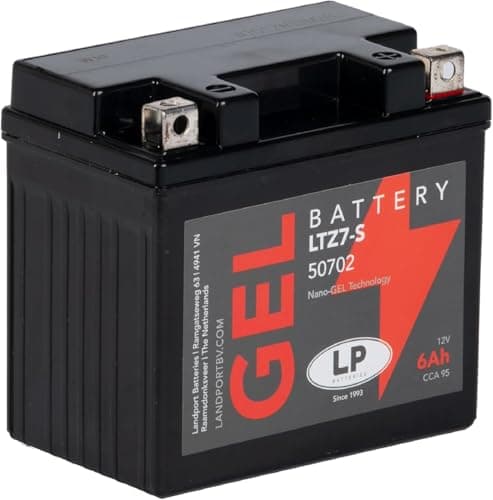 Image of Landport Gel Starter Battery 12 volt, 6 Ah/10hr, 95 CCA With Gel Technology-Ideal For Motorcycles & Powersport Vehicles Fits Yamaha DT 125 X (DE06) 2004-2006 MG LTZ7-S