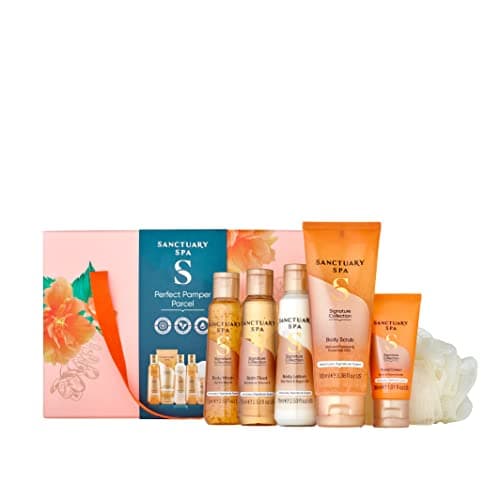 Image of Sanctuary Spa Gift Set Perfect Pamper Parcel Gift For Women, Birthday, Christmas, Vegan And Cruelty Free 355 Ml