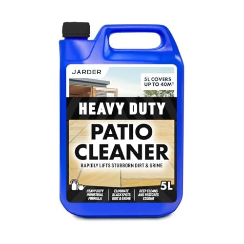Image of Jarder Heavy Duty Patio Cleaner 5L – Heavy Duty Formula - Deep Cleans Dirt, Mould, Grime, Black Spots and More - Rejuvenates Tired Patios - 40sqm Coverage