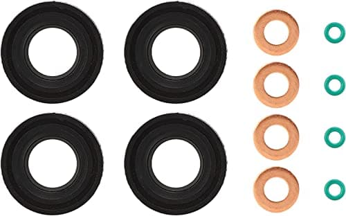 Image of BIAREN Fuel Injector Seal Washer O-Ring Kit For Ford Transit Mk7 2.2 2.4 3.2 TDCI Citroen Relay Peugeot Boxer 2.2 HDI Fiat Ducato 2.2 D 1372494 1980J7