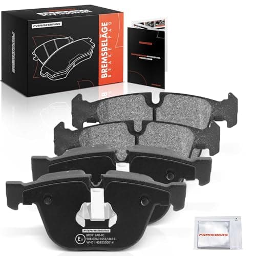 Image of Frankberg Brake Pad Set incl. 4x Pads Rear Compatible with 5 Series Touring E61 X5 E70 X5 F15 F85 X6 E71 E72 5 Series E60 Replace# 34210403290,34216763305
