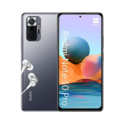 Image of XIAOMI Redmi Note 10 Pro - Smartphone 6+128GB, 6,67” 120Hz AMOLED DotDisplay, Snapdragon 732G, 108MP Quad Camera, 5020mAh, Onyx Gray (UK Version + 2 Years Warranty)