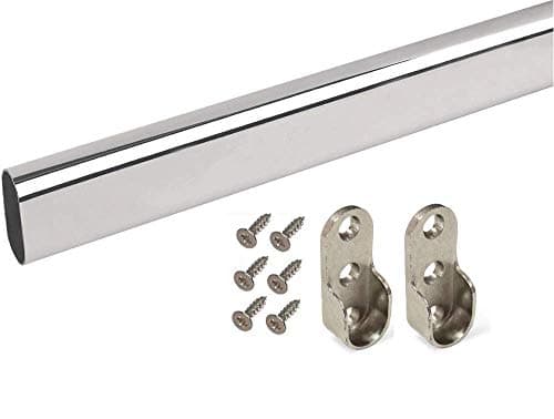 Image of FMK Wardrobe hanging rail set
