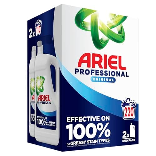 Image of Ariel Professional Regular Liquid Duo Pack 110 Washes - 4.95Ltr (Pack 2)