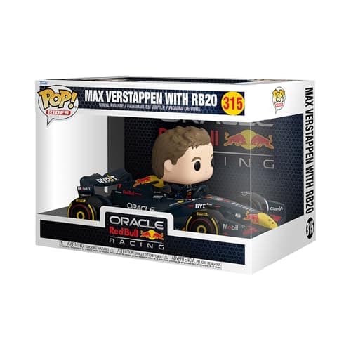 Image of Funko POP! Rides Super Deluxe: Red Bull - Max Verstappen with RB20 - Collectable Vinyl Figure - Gift Idea - Official Merchandise - Toys For Kids & Adults - Model Figure for Collectors and Display