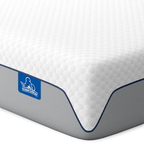 Image of Doubleslee Memory Foam Mattress Double, 8 Inch 4FT6 Double Bed mattress, Medium Firm Feel, 9 Zone Pressure & Back Pain Relief, Motion Isolation (135x190x20cm)
