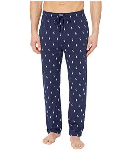 Image of Polo Ralph Lauren Underwear Men's Jersey Knit Joggers Pants, Cruise Navy/Nevis, M