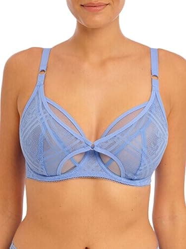 Image of Freya Women's Fatale Underwire High Apex Bra, Cornflower, 36E