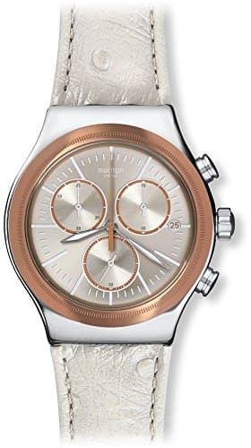 Image of Swatch Unisex Irony Chrono - Albinostrich Chronograph Watch YVS412