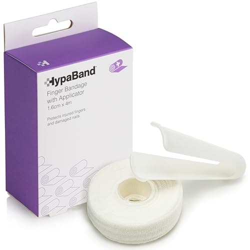 Image of Safety First Aid Group HypaBand White Cotton Gauze Finger Bandage with Applicator