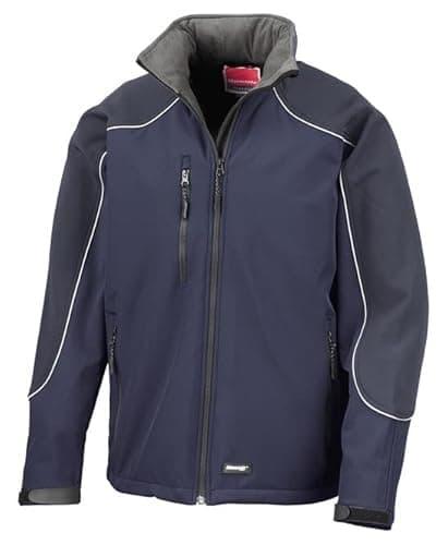 Image of Result R118X Hooded Softshell Jacket - Navy/Navy - 2XL