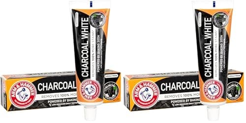 Image of Arm & Hammer Charcoal White Toothpaste, 75ml (Pack of 2)