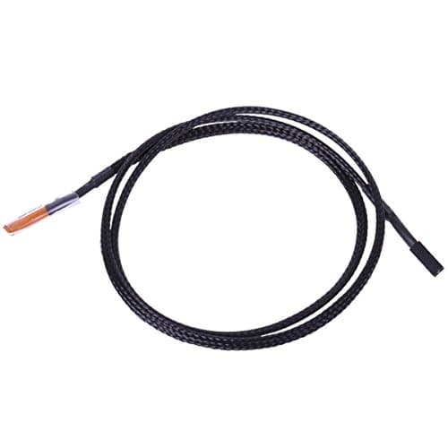 Image of Phobya temperature sensor single 80 cm - black sleeved Water cooling Monitoring