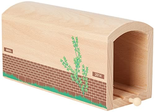 Image of BRIO World Wooden Tunnel Train for Kids Age 3 Years Up - Compatible with all BRIO Railway Sets & Accessories