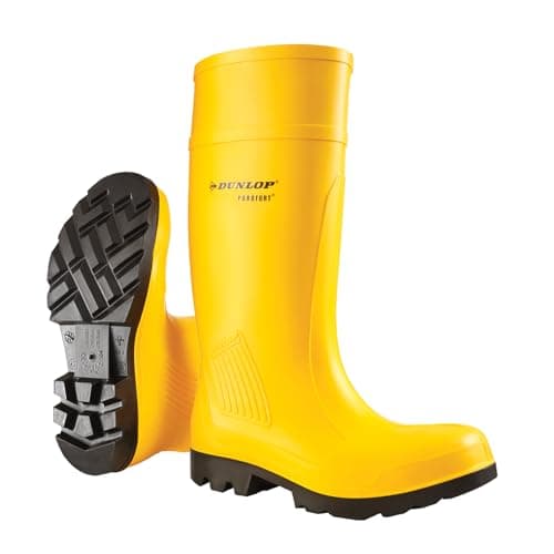 Image of DUNLOP Purofort Professional Full Safety Gummistiefel, Yellow, UK 9