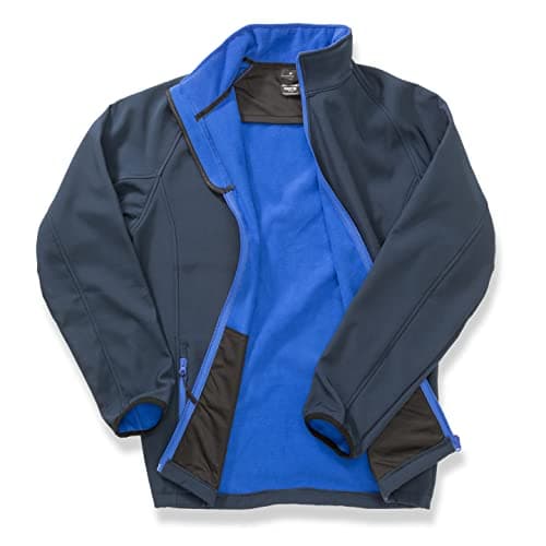Image of Result R231M Printable Softshell Jacket - Navy/Royal, 3X-Large