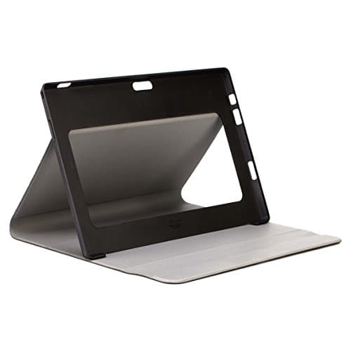 Image of Targus Folio Microsoft Surface Pro 3 Tablet Protective Case fit 12-Inch with Hands Free Kickstand, Military Grade Drop- Safe Protection, Secure Closure, Water-resistant, Black (THZ525EU)