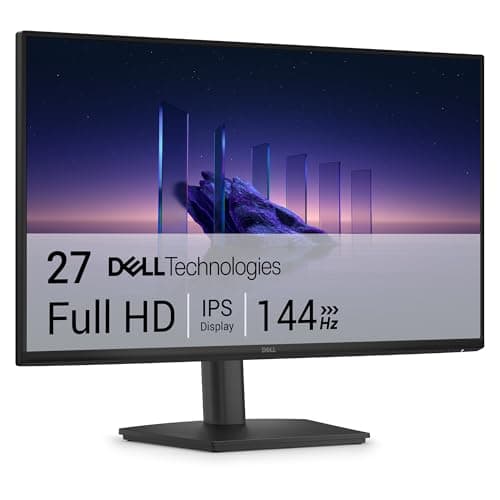Image of Dell 27 Monitor - SE2726HS, Full HD (1920x1080), 144Hz, IPS, 1ms MPRT, AMD FreeSync, Height Adjust, VESA (100x100mm), 2 HDMI, 3 Year Warranty, Black
