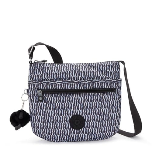 Image of Kipling ARTO Medium crossbody, Holiday Waves (Blue)