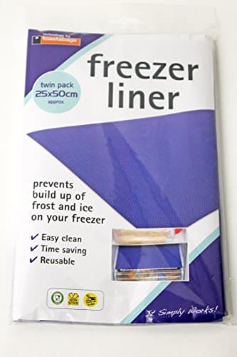 Image of Freezer Liner TWIN Pack 25x50cm Approx, Prevents Build up of Frost and ice in your Freezer, Easy Clean!